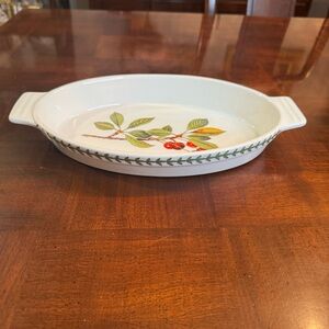 Portmeirion Mcintosh Cherries 11" Open Casserole Cherry  Porcelain